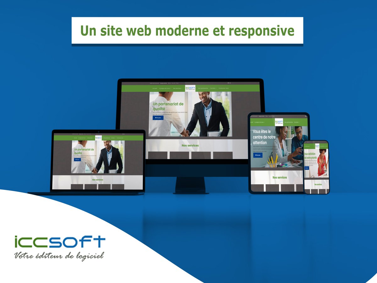IccsoftSa's tweet photo. Parce que vous avez besoin de mettre en avant vos produits et services sur le web, notre équipe vous accompagnera dans la création d'un site web #moderne et #responsive pour votre entreprise. https://t.co/sCmhSTo2a5