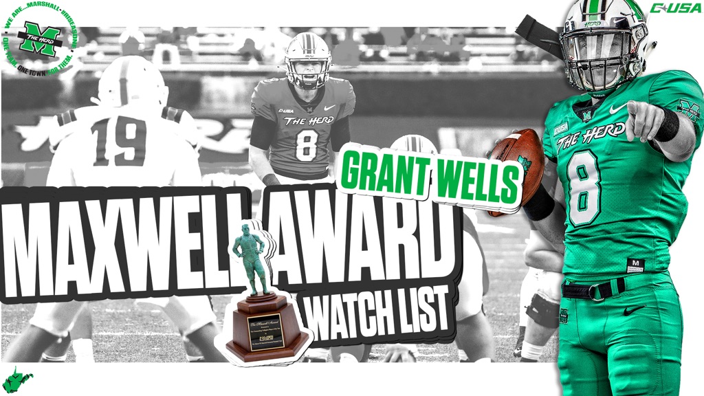 Congrats to @GWellss on being named to the watch list for the Maxwell Award, an honor given annually to college football’s most outstanding player! #WeAreMarshall x #RiseAsOne