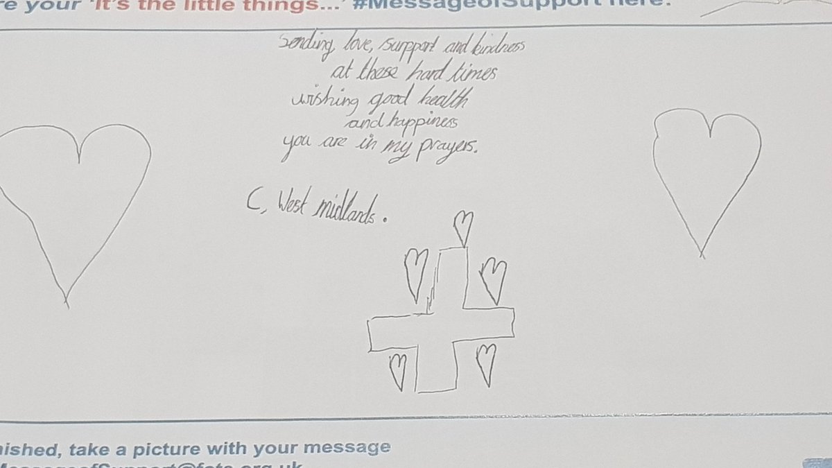 wifeyR20's tweet image. @abbeyprimary #MessageofSupport E and C have made messages of support and sent to friends of the elderly to be shared with residents and care home staff