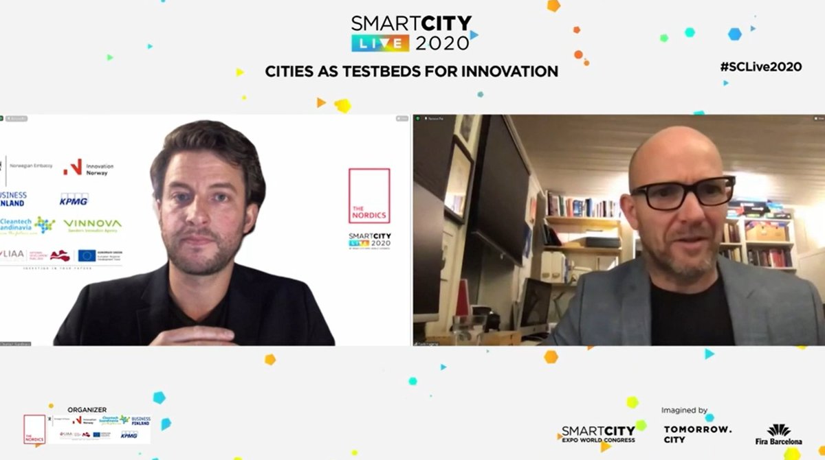 How should #smartcity urban test-beds be built? We hear from #Nordic and #Baltic cities.

<a href="/CTScandinavia/">Cleantech Scandinavia</a> @INSpain_ <a href="/BusinessFin_ES/">Business Finland Spain</a> <a href="/KPMG_ES/">KPMG España</a> <a href="/LIAALatvija/">LIAA</a>

#SCLive2020 #innovation

tomorrow.city/a/cities-as-te…