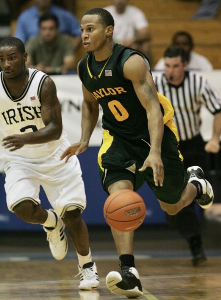 11/18/2007 - Curtis Jerrells led a comeback charge with 15 second half points and Lace Dunn hit a go-ahead 3 in the final minute to help Baylor secure a 68-64 win over Notre Dame in the Paradise Jam semifinals