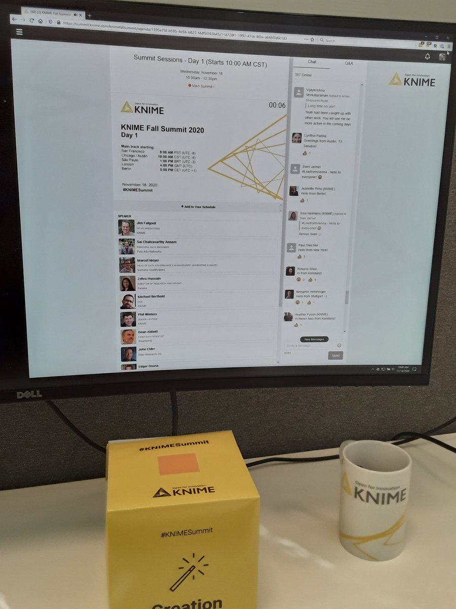 somedatastuff's tweet photo. Getting started with the #KNIMESummit #LiveFromAustin https://t.co/4lVNHVtAfz