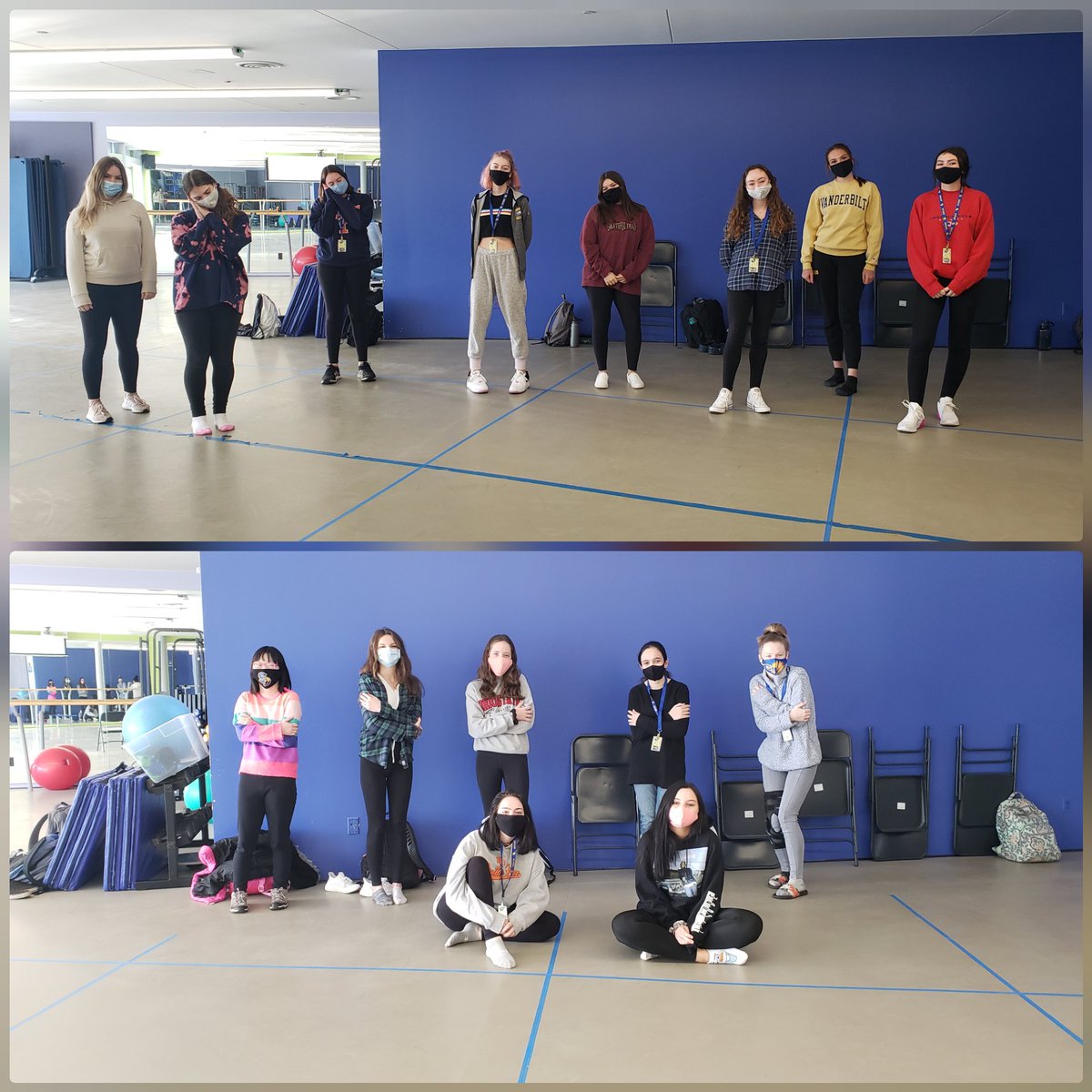 coach_robes's tweet image. Feeling comfy and ready to dance #EastvsSandburg #SpiritWeekChallenge