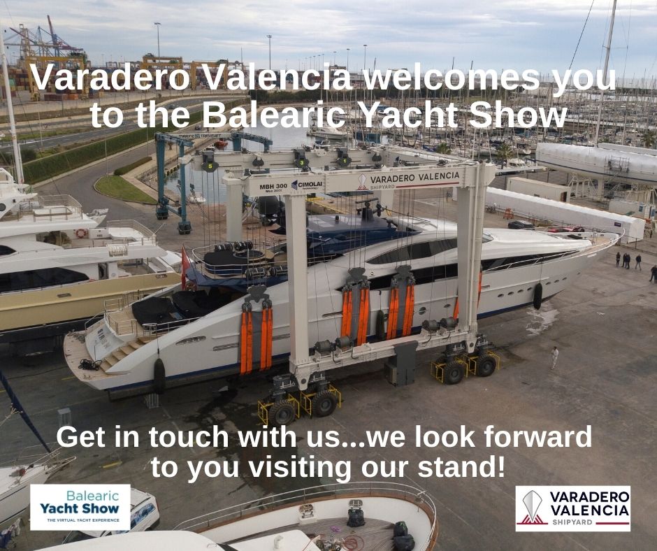 VaraderoVLC's tweet photo. Get to know how Varadero Valencia can support you with yacht refit, repair &amp; maintenance. Visit our stand at the @BalearicShow by clicking here: https://t.co/6h5hyyzHMu!

#VaraderoValencia #BalearicYachtShow #BYS2020 #yachtrefit #boatrefit #sailing #refitandrepair #yachtindustry https://t.co/b7DEgyMvkM