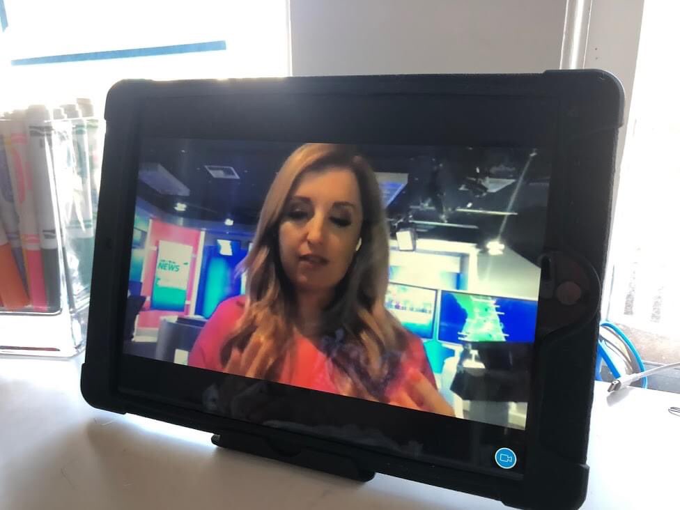 PeircePto's tweet image. Thank you to Peirce alum and Meteorologist @MaureenMcCann13 for joining our first graders for a virtual assembly this morning! We loved learning about the science behind weather and your journey from Peirce School to the weather desk!