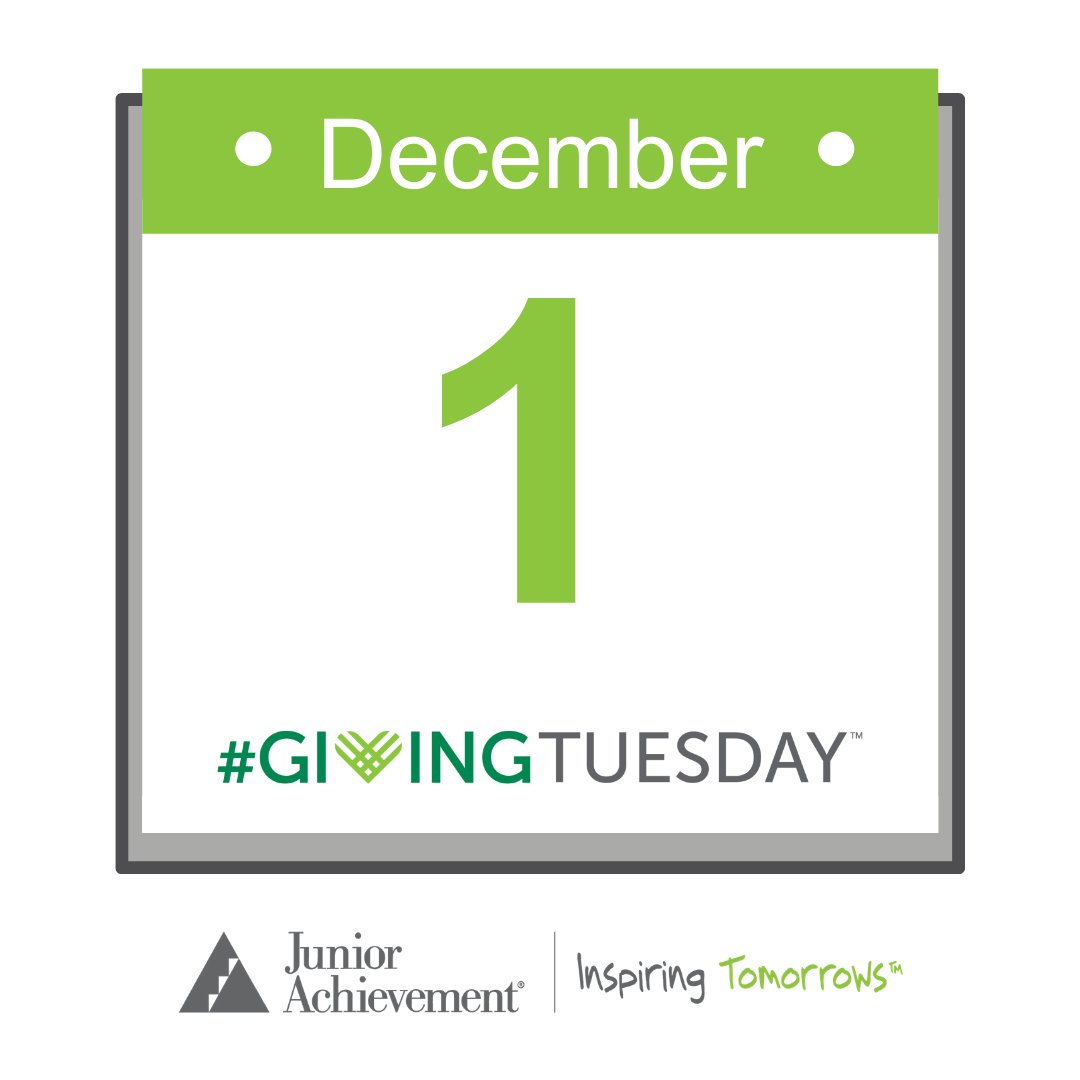 Don’t forget to save the date! December 1st is #GivingTuesday, a day to give!