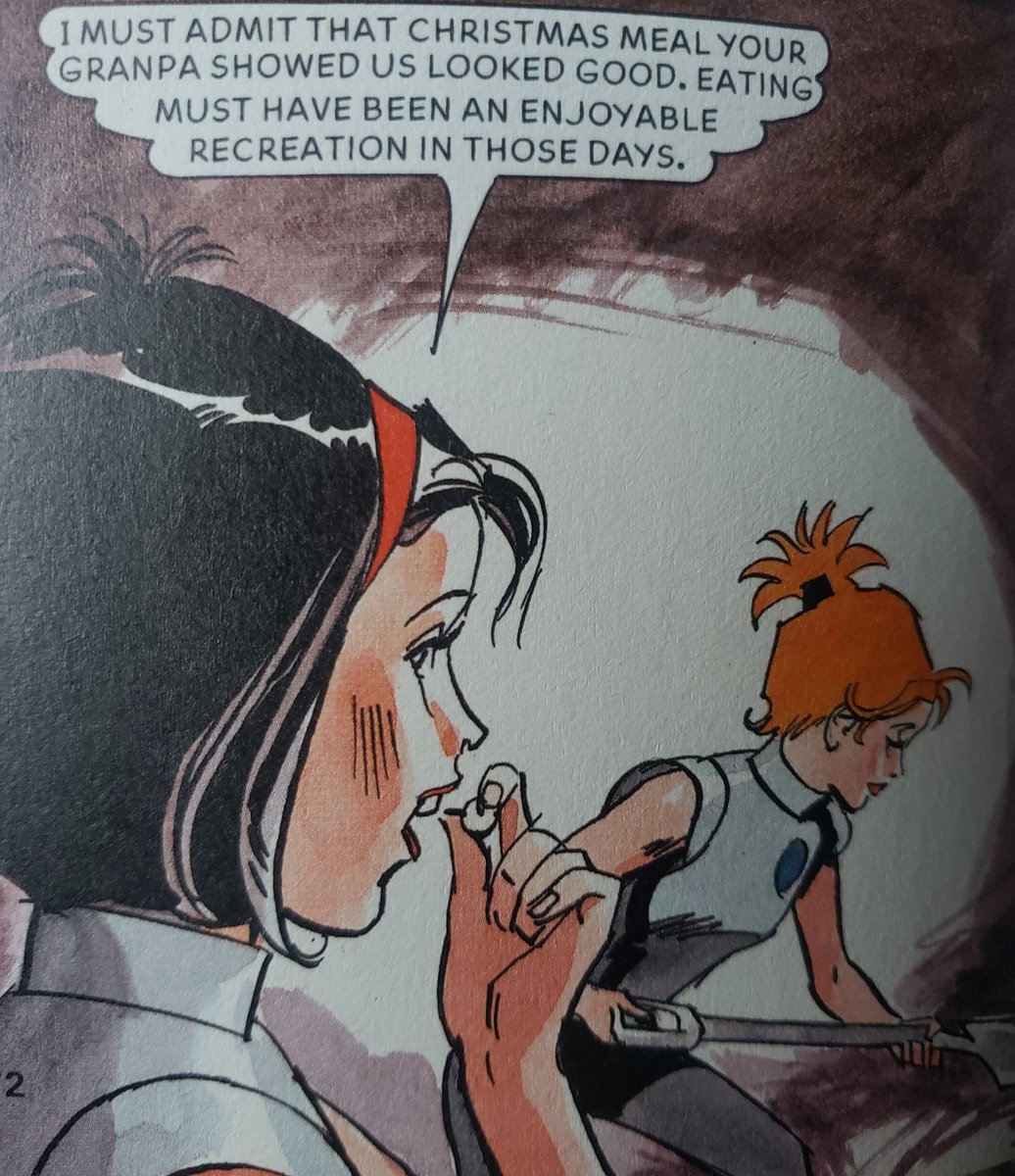 It's not the easiest to summarise but essentially the girls dig underneath a nuclear force field, purely motivated by "saving Christmas"...