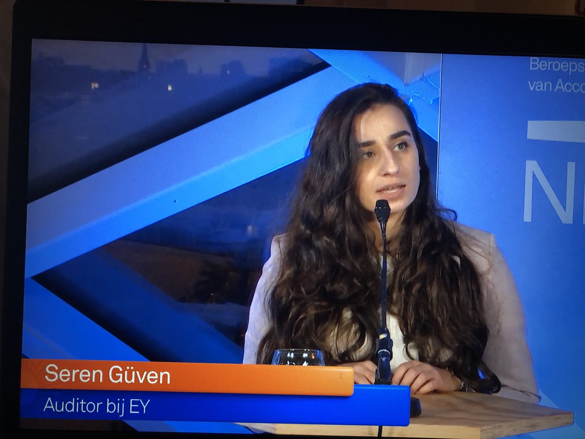 MarcS_NBA's tweet image. De ‘afvinkende’ accountant die Brydon beschrijft, herken ik niet, zegt net afgestudeerd accountant Seren Güven bij The future of audit @nbacc #springlevend