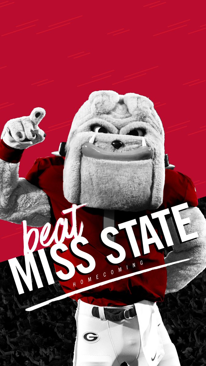 ugaalumniassoc's tweet photo. Happy @UGAHomecoming! Let's #BeatMississippiState! 

#WallpaperWednesday | #GoDawgs https://t.co/pNqWtITgPX