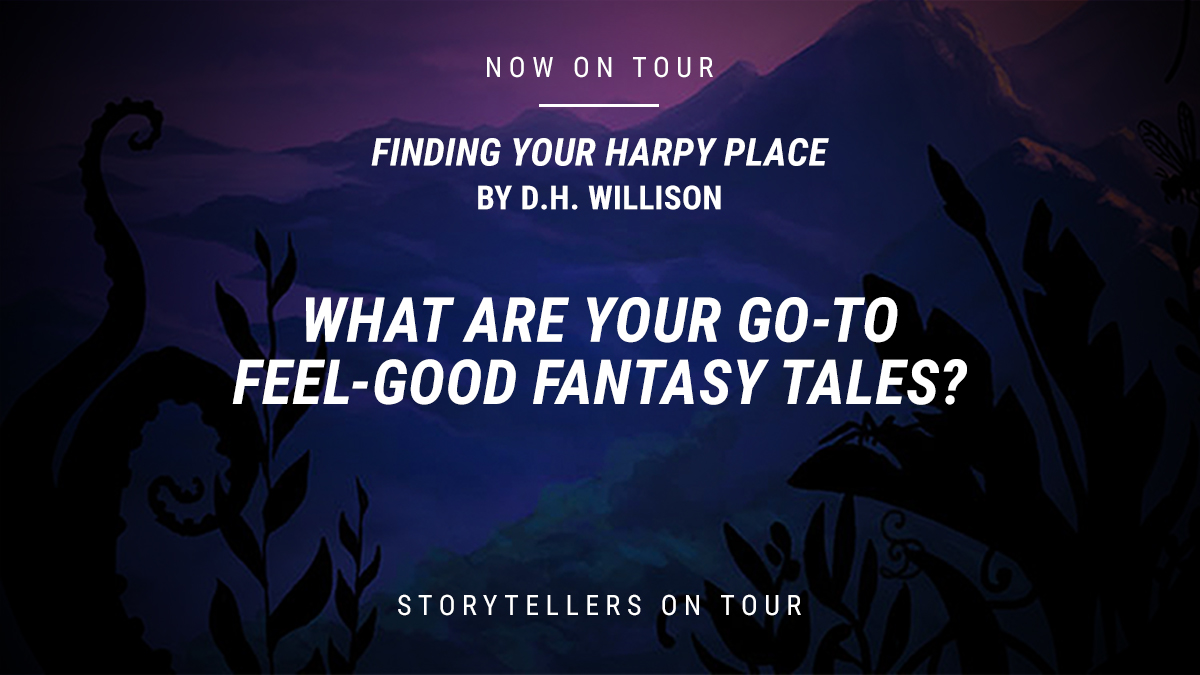 sot_tours's tweet photo. This week we are celebrating the release of FINDING YOUR HARPY PLACE. How about we have a discussion in honor of it? Share your thoughts with us!
#StorytellersOnTour #WeeklyDiscussion #ReadIndie #FeelGoodFantasy https://t.co/9IOeNx7CdP
