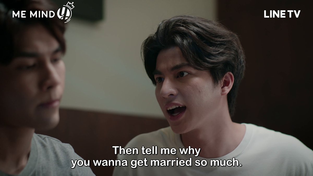  #TharnTypeSS2EP1 ends with an argument in the dining room after which Tharn and Type leave separately.Episode 2 picks up where episode 1 left: Type rejoining Tharn in their bed after they separated and trying to talk over the whole marriage problem with him which started in ep1.