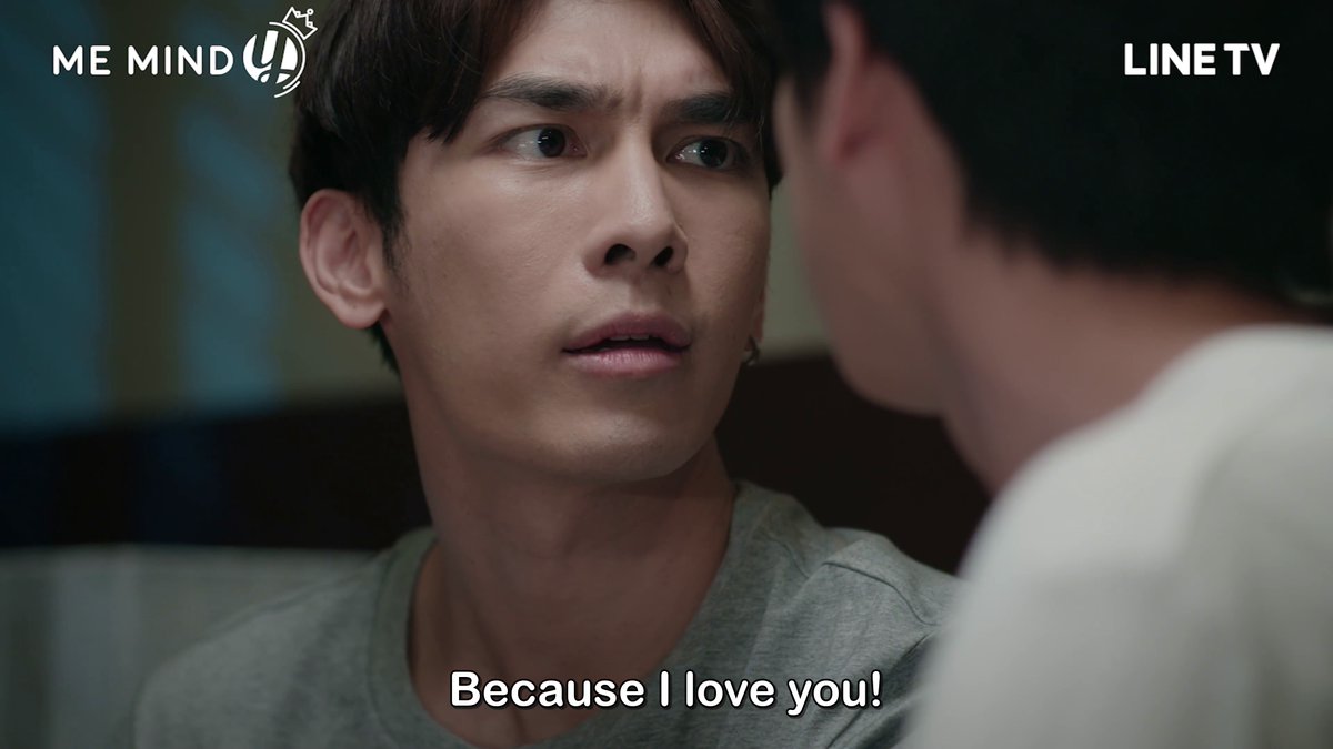  #TharnTypeSS2EP1 ends with an argument in the dining room after which Tharn and Type leave separately.Episode 2 picks up where episode 1 left: Type rejoining Tharn in their bed after they separated and trying to talk over the whole marriage problem with him which started in ep1.