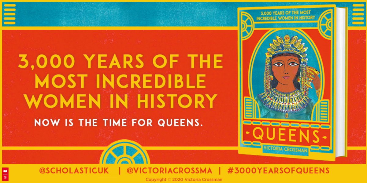 scholasticuk's tweet photo. Still got questions about QUEENS? Head over to our Youtube channel as @victoriacrossma gives us an exclusive insight into the creation of #3000YearsofQueens πβ‘οΈ https://t.co/QcF9mFQlaN https://t.co/0hkfEsZ1Pq