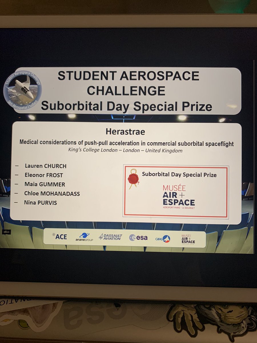 I can’t believe this... we won the best presentation award!!!!