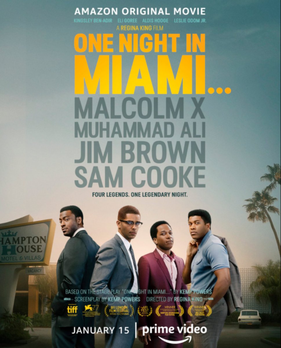 One Night In Miami | Filme dirigido por Regina King ganha trailer pela Amazon - Cinema com Rapadura