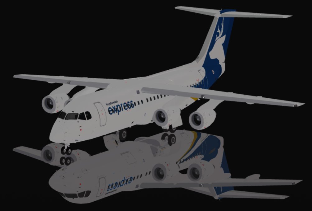 Satuple11's tweet photo. The Avro RJ100 is now wearing different colors, can't wait to see them flying around c:

#RobloxDev https://t.co/8PxYh9PpSv