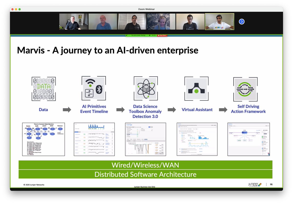 Impressive to hear how much of an impact ⁦<a href="/MistSystems/">Mist Systems</a>⁩ AI is having on customers. I’ve heard similar perspectives from a number of fellow CIOs.

#CIO #AI #AIOps #AIFD1 #MistAI ⁦@JuniperNetworks⁩