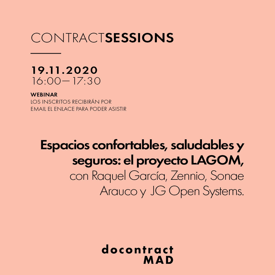 docontractmad's tweet photo. Recordamos que mañana 19 de noviembre, organizamos un #webinar con Raquel García. Nos presentará el proyecto LAGOM, cuyo objetivo es transformar espacios públicos y privados para contribuir a la salud y al bienestar. 

Aún puedes inscribirte: https://t.co/czhUicOJ2Y https://t.co/Kr7YYsceRw
