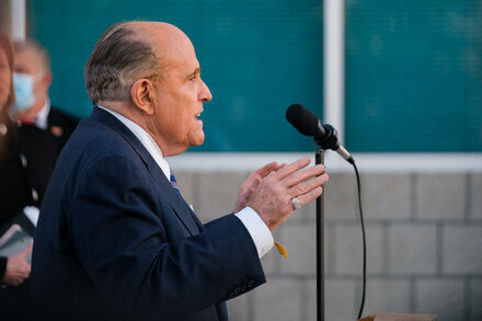 tcseu's tweet photo. #MakeBiz #Tech "Giuliani peddles election conspiracy theories and falsehoods." by @NYTimes https://t.co/VpDAvo8iAW https://t.co/SDdboPaEYw