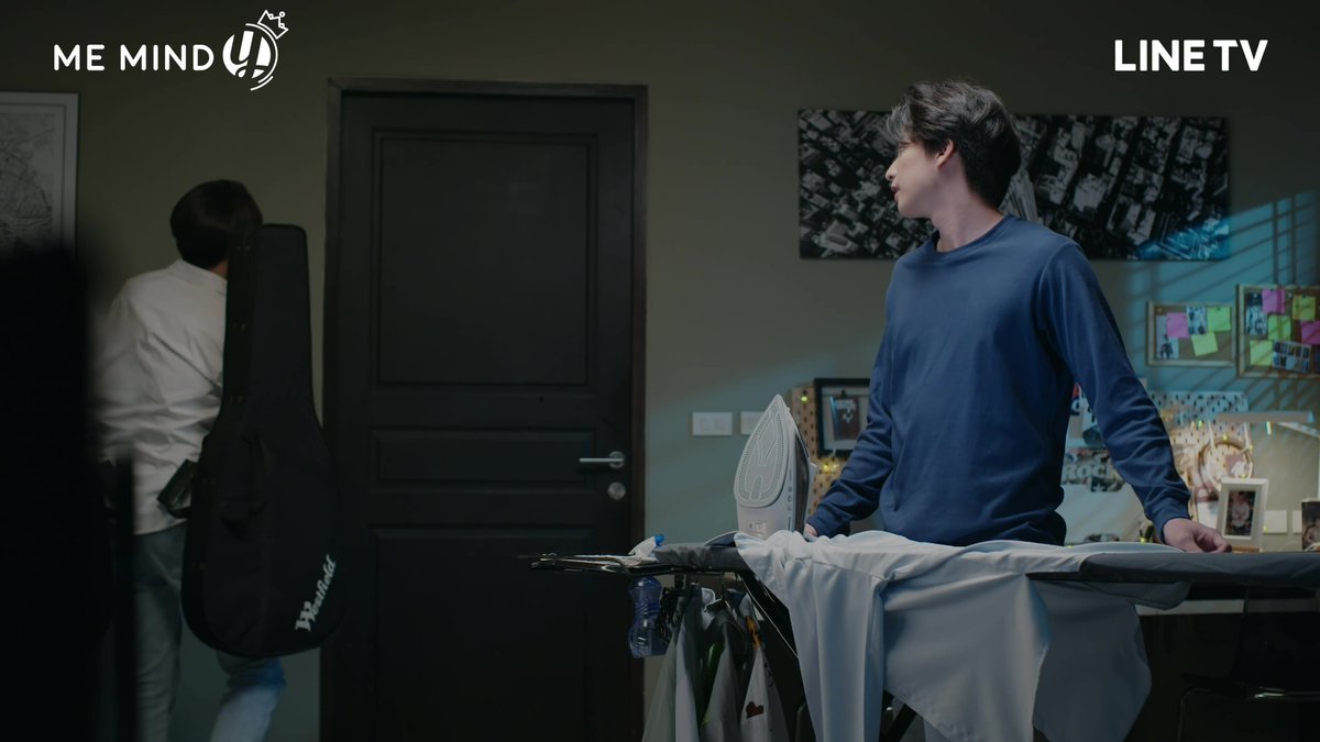 When Tharn comes back home drunk, he is carrying a guitar so we know that he plays at the bar often and because Type thinks Jeed asked where he was, it’s clear that Tharn and Type visit the bar often.