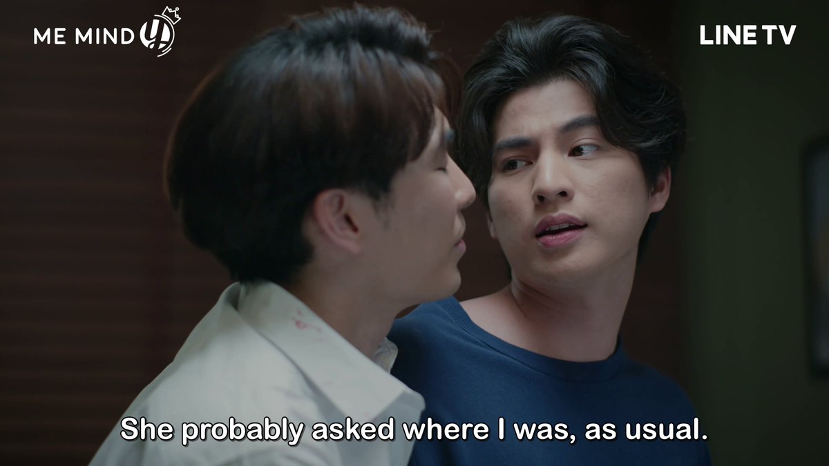 When Tharn comes back home drunk, he is carrying a guitar so we know that he plays at the bar often and because Type thinks Jeed asked where he was, it’s clear that Tharn and Type visit the bar often.