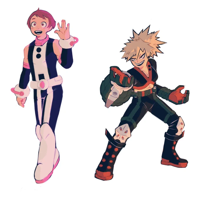 I mean... now I want to keep doing them #BokuNoHeroAcademia #MyHeroAcademia #bnha #mha #urarakaochako #bakugoukatsuki #Uraraka #Bakugou #GenderSwap #genderbend #kacchako #BakuRaka #spicymochi 