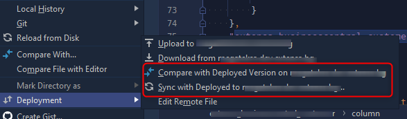 VPashovski's tweet photo. @phpstorm Yes, I have. Also when the file is modified locally it is uploaded to the remote server.
The issue is when I try to use one of this options: Compare or Sync with Deployed to remote https://t.co/n5qFXKoT0u