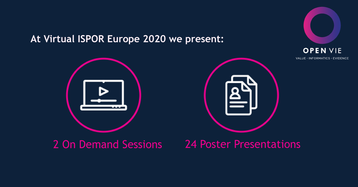 Check out our schedule of events to see our #RWE, #HEOR, #Marketaccess and #Patientcenteredoutcomes posters and on demand sessions presented at #ISPOREurope lnkd.in/d29RhqE