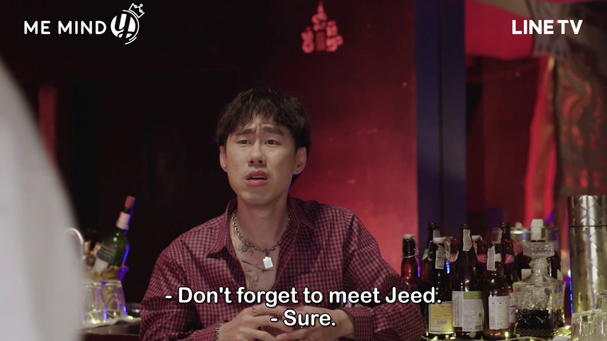 And because Jeed asked for him, it's only a matter of time before Type came to the bar with Tharn. This is the narrative connection between episode 1 and the bar scene episode 2.