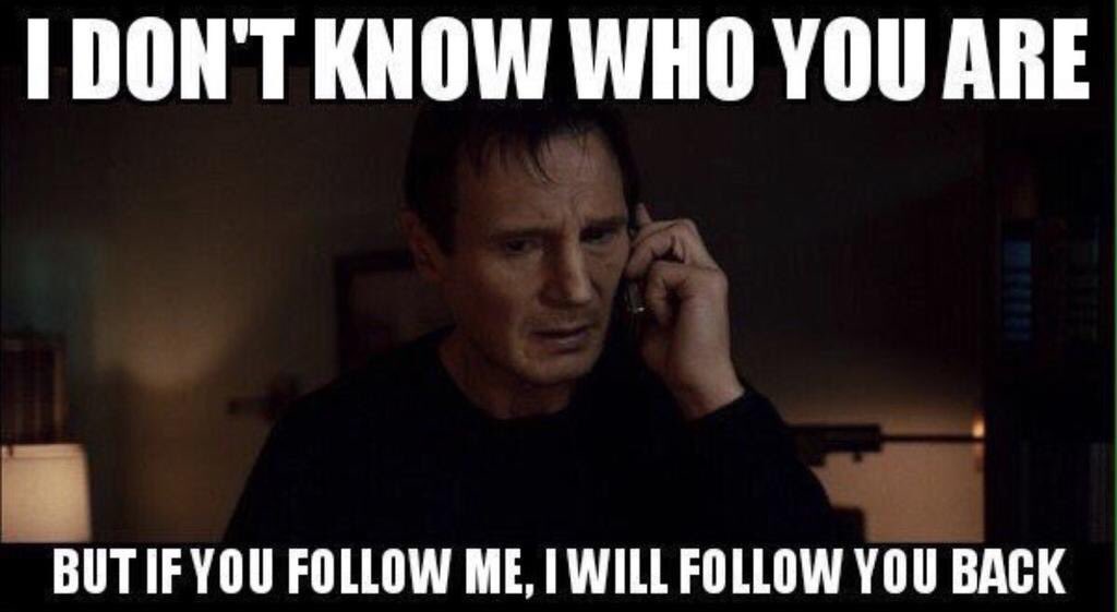 Ask around, I follow back 