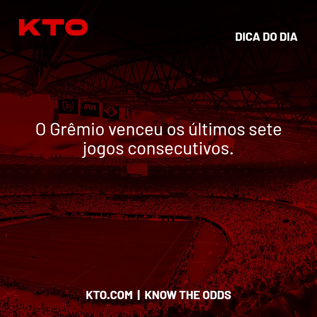 KTO_brasil's tweet photo. 🇧🇷 COPA DO BRASIL! O Grêmio precisa apenas de um empate para se classificar às semifinais da competição. Quem avança hoje?
 
🔗 Faça suas apostas na KTO: https://t.co/AV0qywvWjF

💰 Grêmio: 1.45
💰 Cuiabá: 6.60
💰 Ambos Marcam: 2.10 https://t.co/AJtQgG0gDC