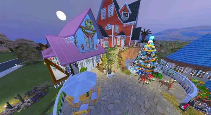 samysims_2021's tweet photo. Aquí les dejo mi participación en #TheSims4 del #Sativille
No creó ganar pero me divertí muchísimo, es una mini ciudad Santa claus😋 https://t.co/rOamDj6ABD