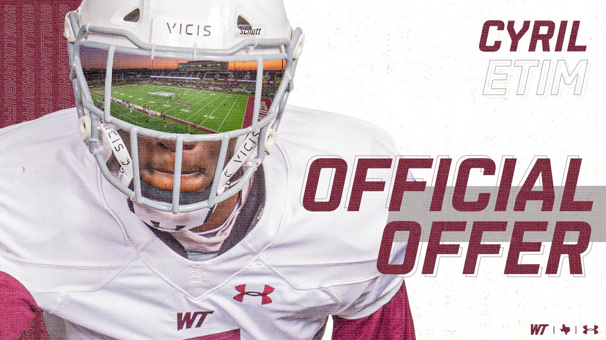 TheCyrilEtim's tweet photo. Blessed to receive an offer from West Texas A&amp;M University 🙏🏿
@CBassett_80 @CoachRegalado @EatonEagleFB https://t.co/ly7OhwGpgM