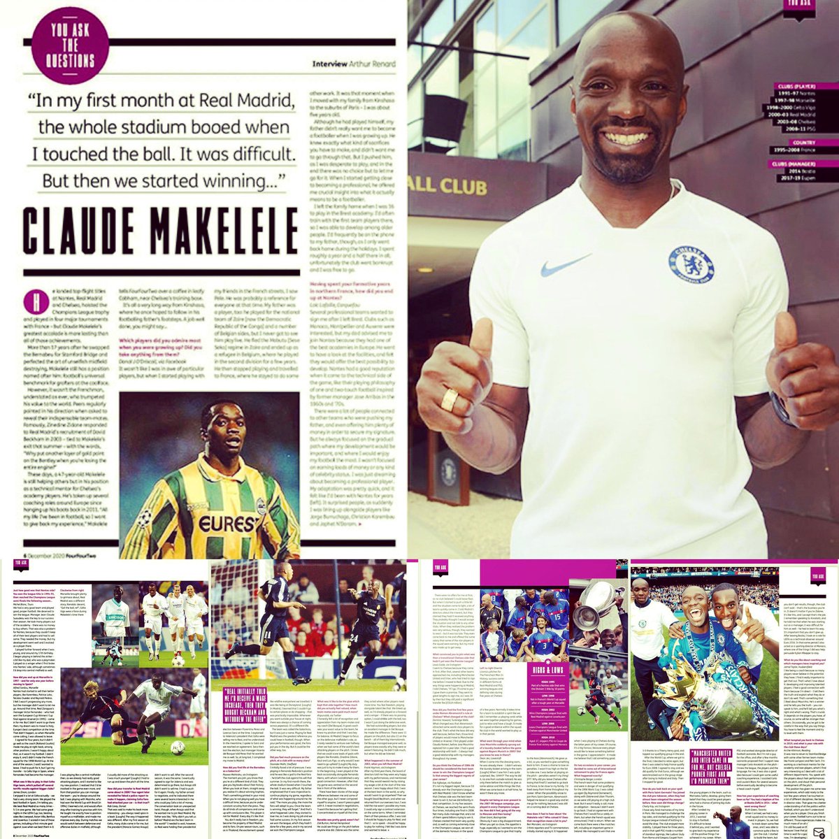 Thank you <a href="/FourFourTwo/">FourFourTwo</a> and <a href="/arthurrenard87/">Arthur Renard</a> for the sit-down and chance to talk all things football 🙏🏿