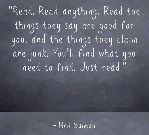 Happy belated birthday Neil Gaiman! We\re in complete agreement with him on this one: 