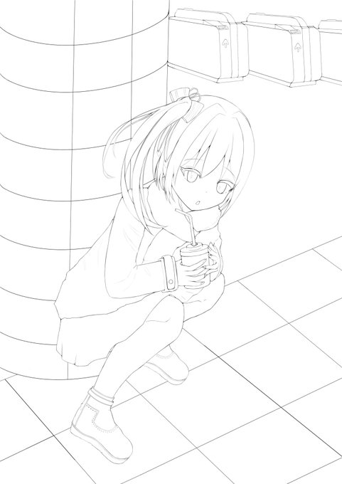 線画はこんな感じで
明日から塗ります

...やっと塗れる('・ω・`)

ではおやすみなさい*˙︶˙*)ノ"

進捗の進捗〜 