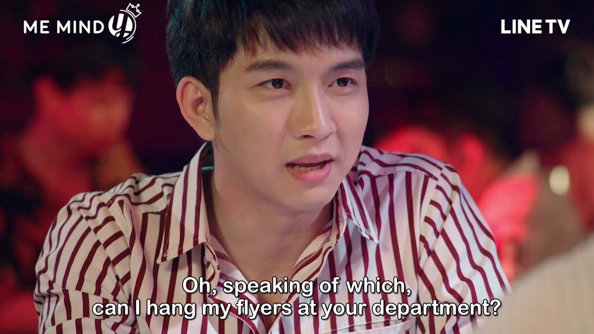 Another mid-credits, the shot at the hospital,...= a new day and storyline begins. Champ meets his former roommate ath the hospital since he brings the leaflets promoting his restaurant he mentioned to Type in the bar the previous night.