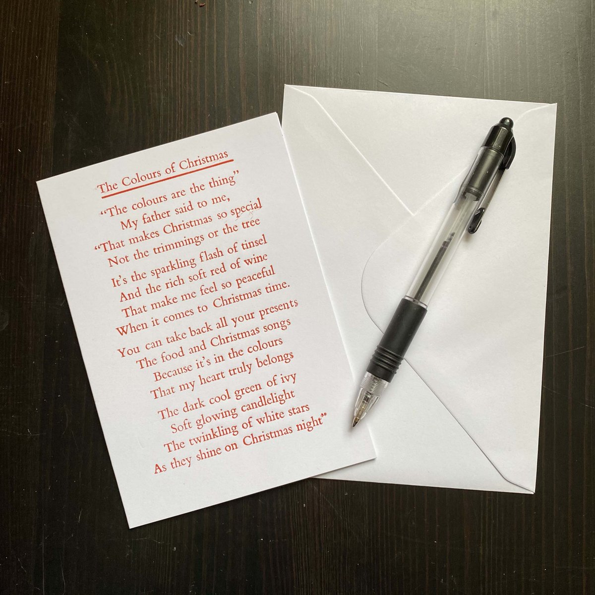 quintsprints's tweet photo. #handprinted #poem christmas cards here: https://t.co/0F5vD9ZMG7
Poem by Rebecca Gilbert
#art #artist #print #printmaker #printmaking #type #typrepress #letterpress #christmas #christmaswreath #christmascards #cards #shoplocal #localartist #localmaker #giftideas #handmade #colour https://t.co/At78FE7EPA