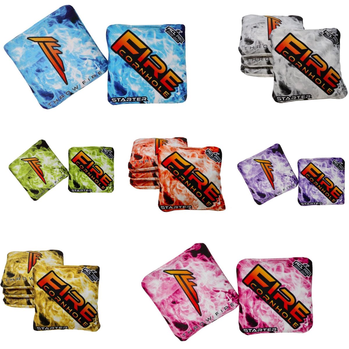 Our Starter series is just about ready to go!  All orders purchased by midnight tonight will ship on Friday.  We want to thank everyone for your business!! 🔥🔥🔥
#throwfire
#fire #firecornhole #cornhole #acl #aclcornhole #americancornholeleague #aclpro #cornholebags