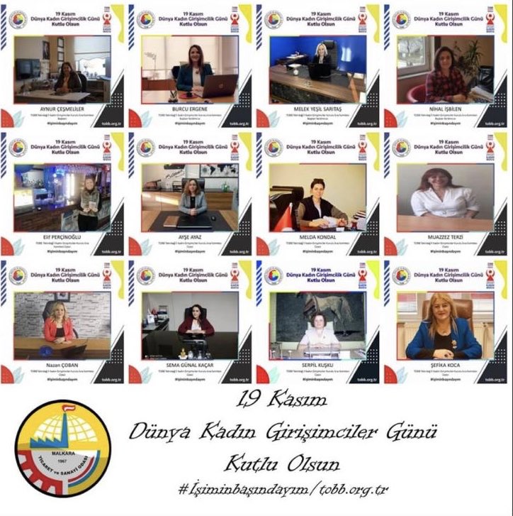 19 Kasım Dünya Kadın Girişimciler Günü Kutlu Olsun #İşiminBaşındayım / tobb.org.tr
<a href="/TOBBiletisim/">TOBB</a> <a href="/RHisarciklioglu/">Rifat Hisarcıklıoğlu</a> <a href="/handankose/">Handan Köse</a> @TekirdagTso <a href="/malkara_tso/">MALKARA TSO</a> <a href="/cengiz_gnay/">Cengiz GÜNAY</a> <a href="/aynur_ler/">aynur cesmelıler</a> <a href="/hasanselcuketi/">H.Selçuk Eti</a>