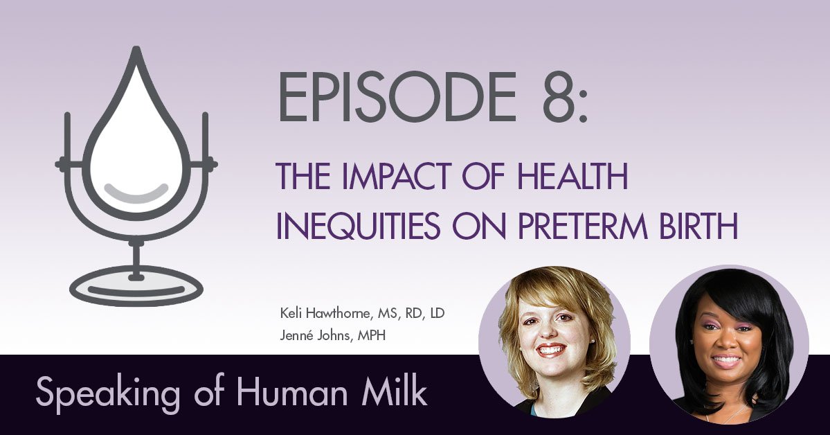 prolacta's tweet photo. In our latest "Speaking of Human Milk" podcast episode, we talk with Jenné Johns, a national health equity thought leader, about the impact of health inequities among moms of color and how these impact preterm birth. Don’t miss this insightful episode! https://t.co/byOXyW02u4 https://t.co/gf8cGhU5GL