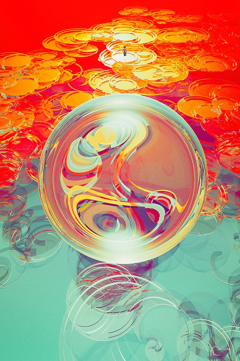solo reflection abstract red background surreal ripples general  illustration images