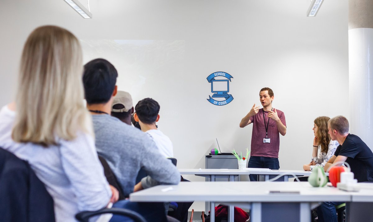 PurplebricksUK's tweet photo. As a proud digital company we've recently partnered with the @theSchoolOfCode in Birmingham to help encourage and develop new tech talent. Members of our digital team will also be mentoring participants during the 13 weeks bootcamp.
Apply now at https://t.co/GvmF4TYavm https://t.co/lz3yDIfzea