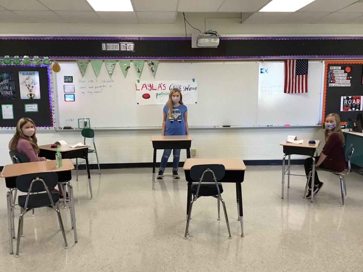 PASDGifted's tweet photo. Layla's Game Show challenged our thinking about pollution. Let's all do our part by recycling, turning off power switches and safely cleaning up our environment! @NorthsideROARs https://t.co/egph6x0p0K