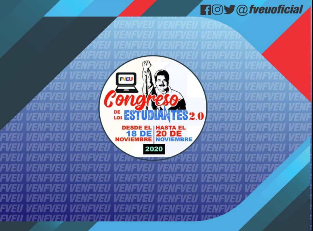 #CongresoFVEU2.0

Hoy iniciamos en todo el Territorio,  el IV Congreso Nacional de la FEDERACIÓN VENEZOLANA DE ESTUDIANTES UNIVERSITARIOS 2.0,  desde cada rincón de la Patria Venezolana se debatirán aspectos neuralgicos del movimiento estudiantil