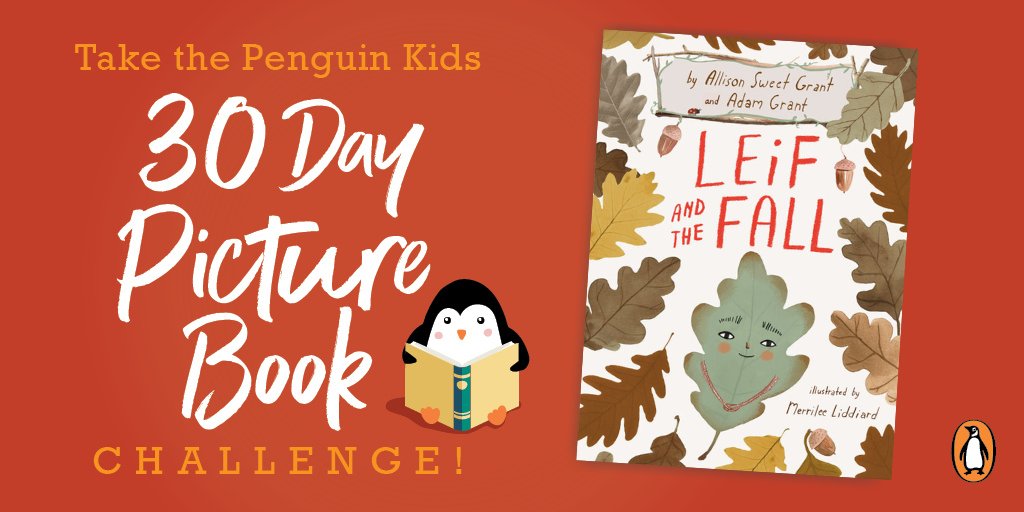 If your kids are enjoying this sweet autumn day they might enjoy our pick for today's challenge!Challenge: Read a book about creativityOur Pick: LEIF AND THE FALL by Allison Sweet Grant &  @AdamMGrant illus. by  @mer_magLearn more:  https://bit.ly/2Z3lzF4 