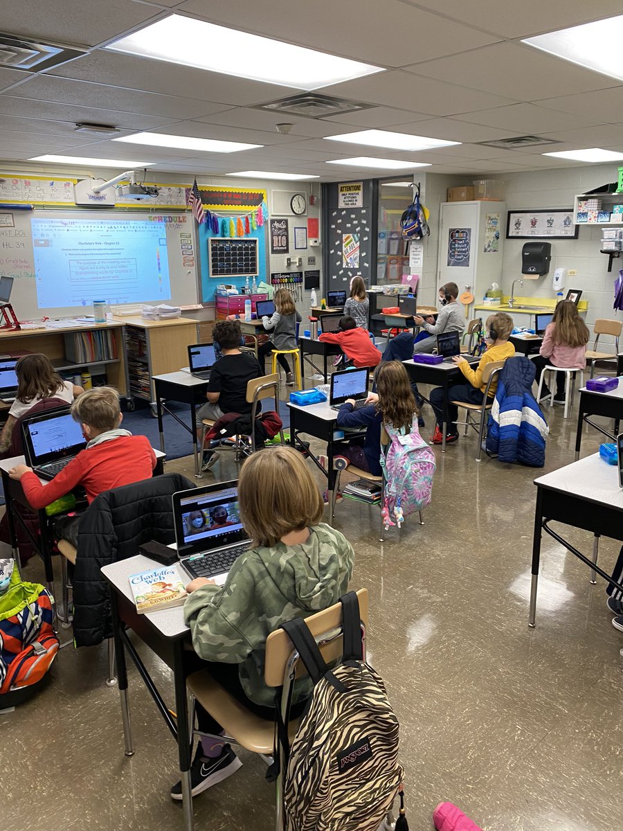 JessWeissHWL's tweet photo. Practicing Google Breakout Rooms to prep for #fullremote after Thanksgiving. Working with friends is FUN! #21learns https://t.co/hjoQobKLRn