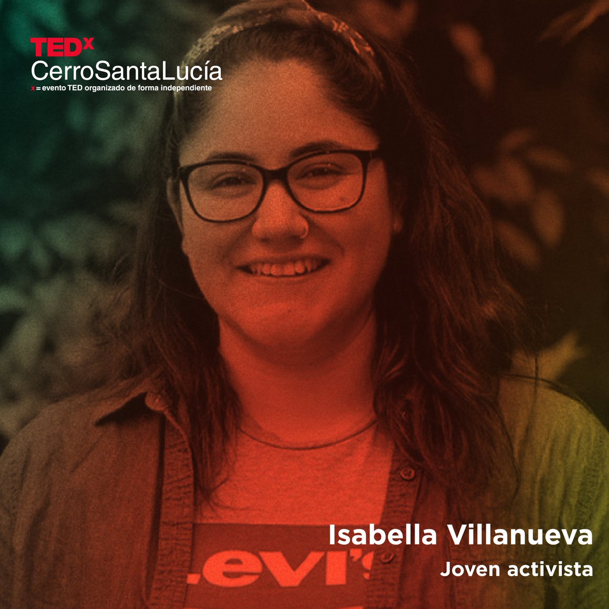 TEDxCSL's tweet photo. Hoy nos alegra anunciar a la joven líder y presidenta de @CEUS_Chile , @isavillanuevag_ , como una de nuestras oradoras para el evento #COUNTDOWN2020CL🌎. 

¡No se pierdan la charla el 10 diciembre a las 18:00 hrs!⁣⁣⁣
Inscríbanse 👉  https://t.co/foedqyg5EL
#AcciónClimática https://t.co/UFxfOEWxOW