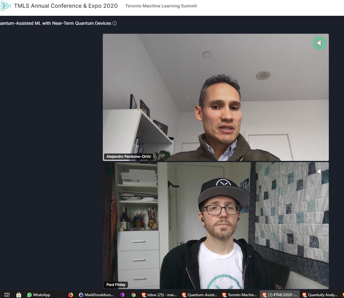 MarkDHeiLong's tweet image. #TMLS2020 Excellent talk by Alejandro Perdomo-Ortiz on NISQ and DDQCL related to #QuantumComputing @TMLS_TO for @quantuity @QAI_Consulting