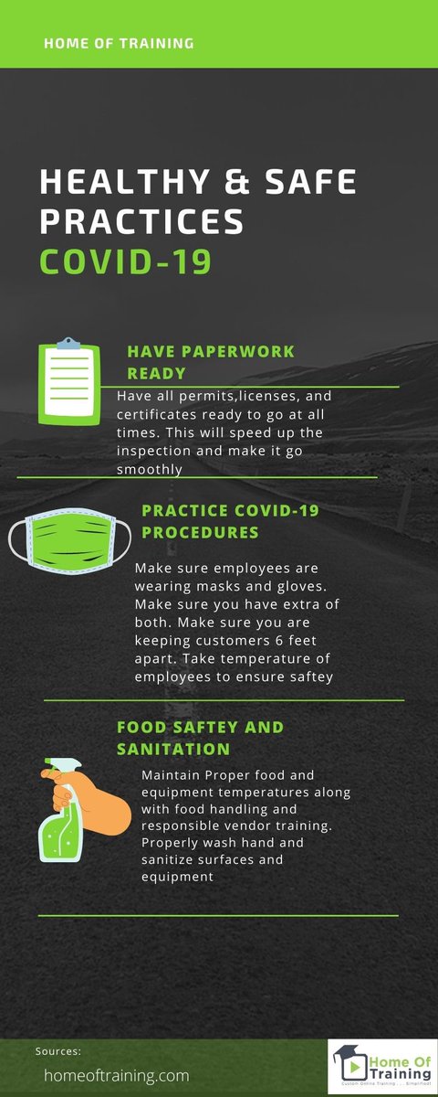 HomeofTraining2's tweet image. Protect your establishment, your employees and your customers! Help make the world a safer place! #restaurant #COVID19 #clean #Training #homeoftraining #beprepared #hospitality